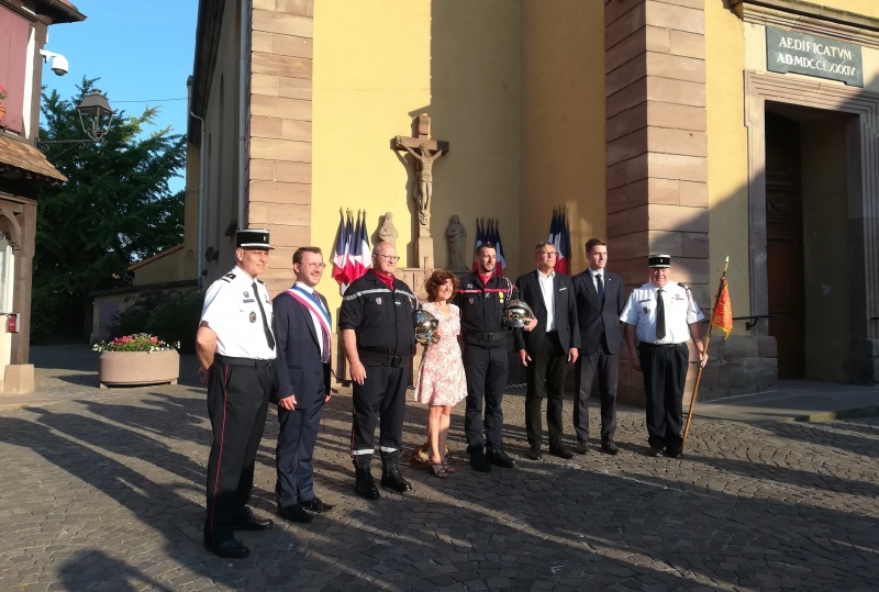 Sapeurs-pompiers - Passation de commandement - 02 juin 2023